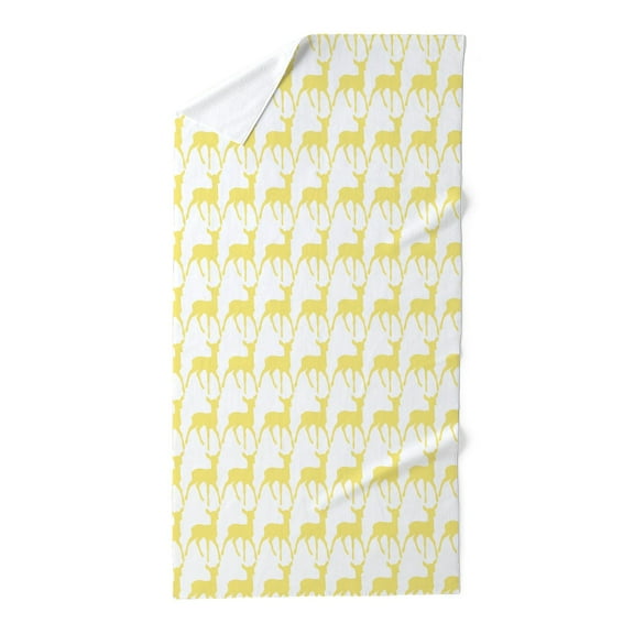 CafePress - Cute Whimsy Deer Pattern - Large Beach Towel, Soft 30"x60" Towel with Unique Design