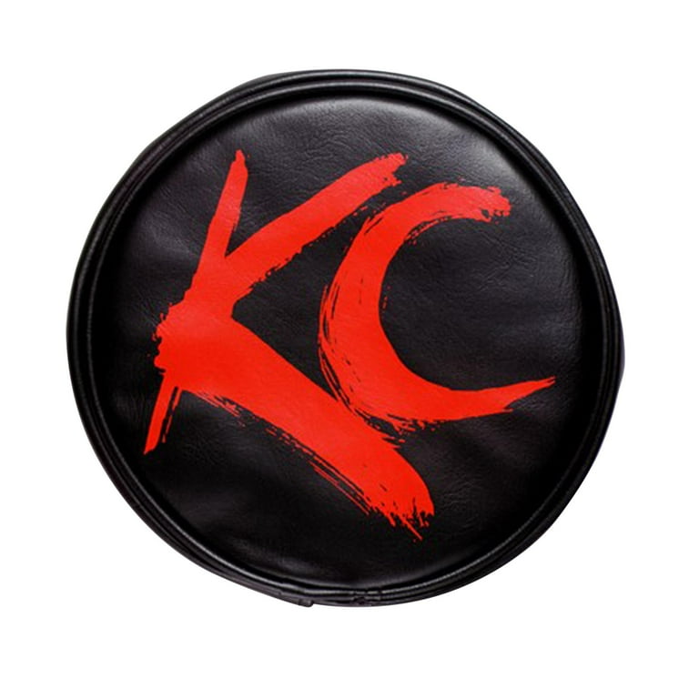 KC HiLiTES KC Cover 6in Vinyl Black Red PR - Walmart.com