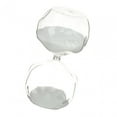 thumbnail image 4 of deevoka Glass Hourglass 30 Minutes Timming Gadget Creative Modern Bathroom Sandglass White, 4 of 9
