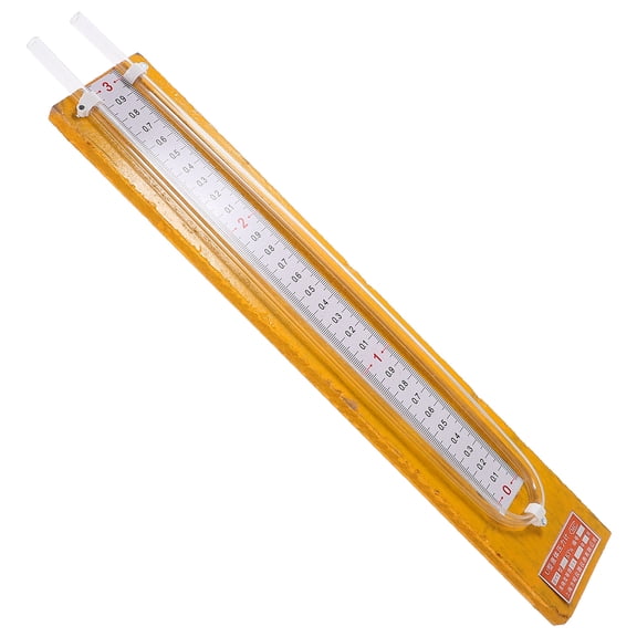 Pawsdot 1Pc High Accuracy Stainless Steel U Tube Manometer for Air Velocity and General Applications