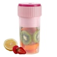 thumbnail image 1 of licuadora portátil, exprimidor de frutas, cargador USB, 450ML, vaso exprimidor, 1 of 6