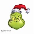 thumbnail image 2 of Mylar Balloon, 3 unidades por lote, estolas Grinchs Christmas Grinchs Anime, 2 of 3