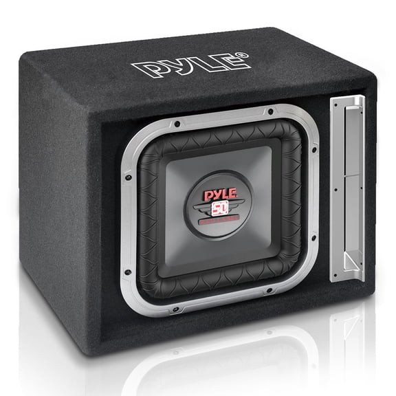 Pyle 12" Single Series Vented Subwoofer Enclosure High Powered Woofers W/ a Non-Pressed Paper Cone