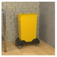 thumbnail image 3 of 23 Gallon Yellow Slim Jim Trash Can with Dolly, 3 of 3