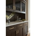 thumbnail image 3 of Amerock Lintel 7-9/16 inch (192mm) Center-to-Center Champagne Bronze Cabinet Pull, 3 of 7