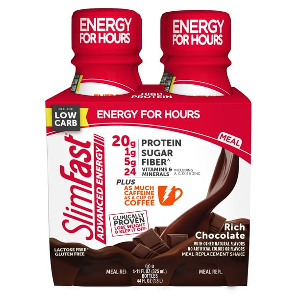 SlimFast Advanced Energy High Protein Ready to Drink Meal Replacement