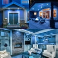 thumbnail image 5 of Luxrite LED PAR38 Flood Blue Light Bulb, 8W=45W, Damp Rated, UL Listed, E26 Base, Indoor Outdoor, Decoration 3 Pack, 5 of 7