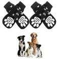 thumbnail image 1 of Calcetines antideslizantes para interiores para perros, protección suave y ajustable para patas de perros viejos con correa, control de tracción para uso en interiores en pisos de madera dura, 1 of 5
