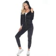 thumbnail image 4 of White Mark Women's 2 Piece Velour Tracksuit Set, 4 of 5