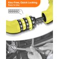 thumbnail image 2 of shiyou-Bike Lock Heavy Duty 5-Digit Resettable Combination Bicycle Lock High Security Anti-Theft Bike Chain Locks, 2 of 4