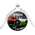 thumbnail image 2 of Collar con la bandera de Palestina, colgante con bandera palestina a la moda, regalo étnico de viaje elegante, 2 of 9