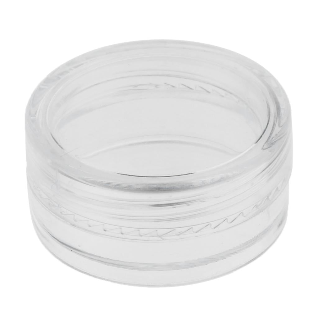 EHJRE 150/Set Travel Round Cosmetic Container Jar Bottle Refillable 2g 3g 5g for Store Liquid Eye Shadow Nails Lotion Oils