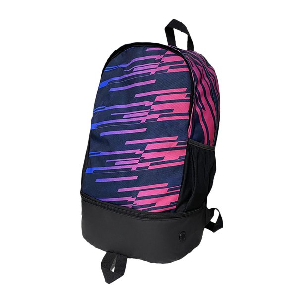Mochila de fútbol bolsa de baloncesto mochila de viajes gran capacidad Bolsa de gimnasia transpirable Bolsa deportiva para viajar al aire libre Violeta