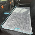 thumbnail image 3 of Topchances Dog Car Seat Cover for Back Seat, Non-Slip Pet Seat Cover for Cars, Trucks & SUVs, Durable Corduroy Car Seat Cover Protector (Light Gray), 3 of 9