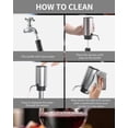 thumbnail image 4 of Vertedor eléctrico de vino Circle Joy recargable, plateado, 4 of 6