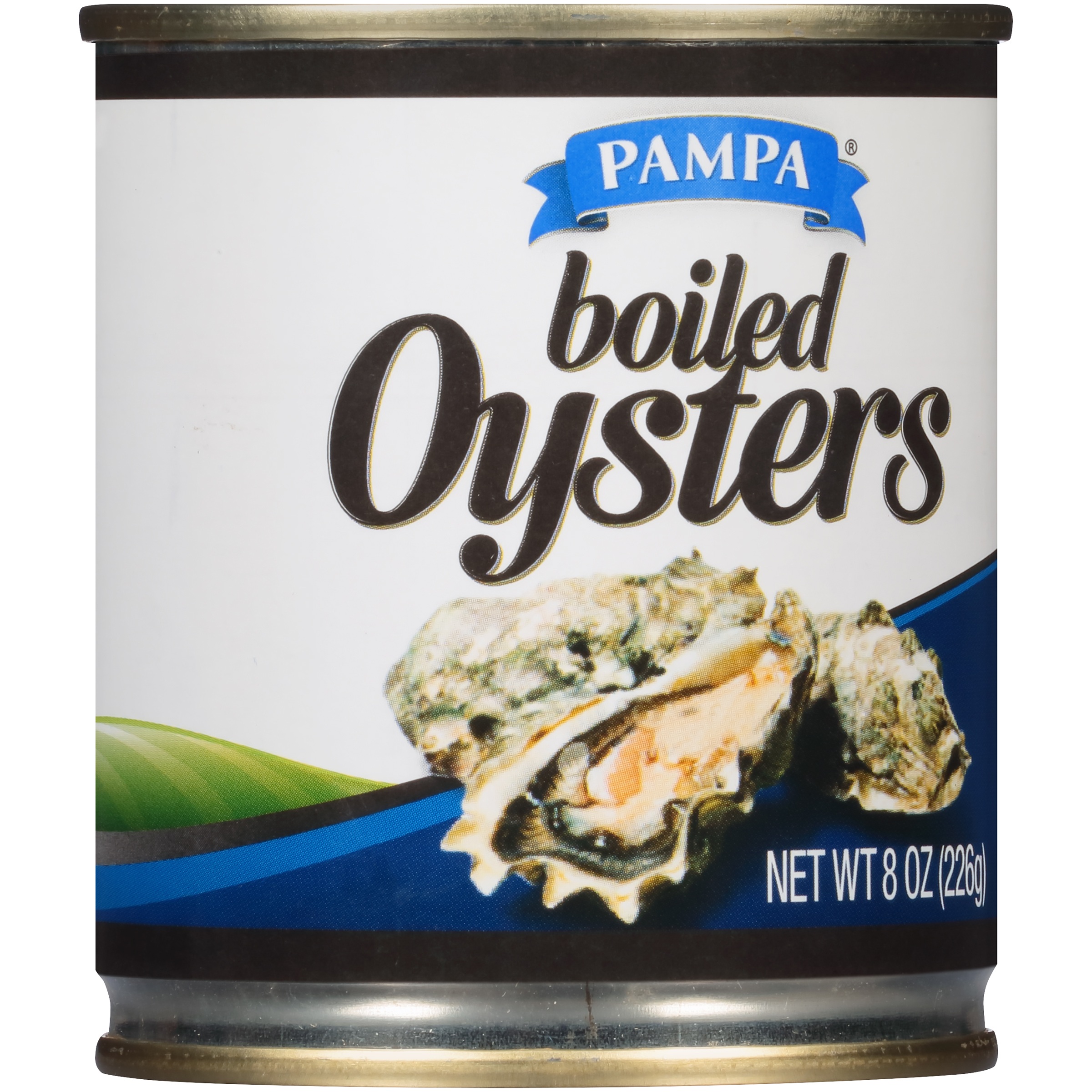 Pampa Boiled Whole Oysters, 8 oz
