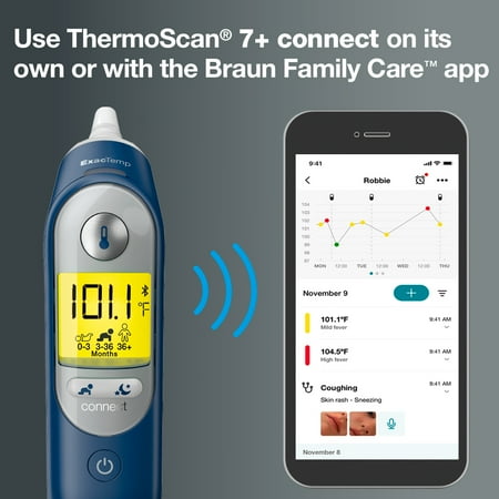 Braun ThermoScan 7  Connect Ear Thermometer, IRT6575US
