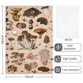 thumbnail image 2 of 2 Pcs Funny Kitchen Towels,Brown Mushroom Specimen Beige Pattern Microfiber Dish Towels,Kitchen Tea Towels,Kitchen Towel Set (18" X 26"), 2 of 7
