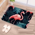 thumbnail image 5 of Flamingo Non-Slip Polyester Door Mat Floor Mats Bath Rugs Machine Washable, 5 of 6