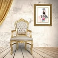 thumbnail image 3 of Pinto, Patricia 11x14 Gold Ornate Wood Framed with Double Matting Museum Art Print Titled - Pink Pop Girl, 3 of 4
