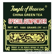 Temple of Heaven China Green Tea Special Gunpowder 1 Kilo Guaranteed Authenticity, 2.2 Pound (Pack of 1)