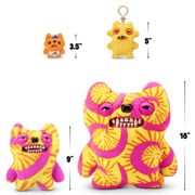 17 Fuggler Bigg Fugg Plush Old Tooth Funny Ugly Monsters Alternative Plush Human-like teeth Large and in charge
