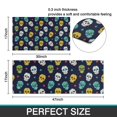 thumbnail image 7 of Navy Colorful Skull Pattern Kitchen Rugs Sets Of 2,Anti Fatigue Kitchen Mat Rugs Non Slip Washable,Decorative Kitchen Floor Mats for Kitchen,Sink,Laundry,17"x30"+17"x47", 7 of 7