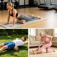 thumbnail image 6 of Solid EVA Foam Roller Textured Deep Tissue Muscle Massager For Yoga Workout Recovery Khaki, 6 of 6