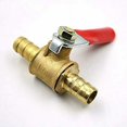 thumbnail image 1 of Válvula de bola de latón, válvula de cierre de 8 mm, adaptador de conector de grifo para tubería de púas para agua, gas, aceite (1 unidad, 8 mm), 1 of 4