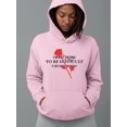 thumbnail image 2 of Not Trying To Be Difficult. Hoodie Women -Image by Shutterstock, Female 4X-Large, 2 of 4