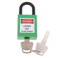 thumbnail image 3 of Candado de bloqueo de seguridad Sunnimix Verde 25 mm, 3 of 8