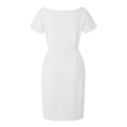 thumbnail image 4 of Summer Dress With Belt For Casual And Date Outfits Short Sleeve Design Easy Care And Versatile Wear, 4 of 6