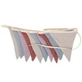 thumbnail image 2 of BYNNIX Baby Room Celebration Banners Cotton Fabric Triangular Flags Bunting Pennant Garlands Wall Hanging Decors Washable, 2 of 19