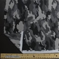 thumbnail image 3 of Camouflage Print Medium Weight Dimple Mesh Poly Stretch Sports Knit, Apparel, DIY Fabric., 3 of 3