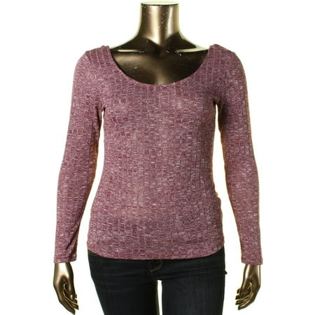 - Ultraflirt Womens Juniors Knit Space Dye Ballet Top