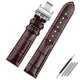 thumbnail image 3 of Correa de reloj para Longines Masters Collection L3 L4 L2.628/L2.673, de piel de vaca, con hebilla de mariposa, correa de reloj de 19, 20 y 21 mm, 3 of 5