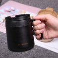 thumbnail image 3 of Tasse à Café en Acier Inoxydable, Tasse à Café Isolée à Double Paroi, Maison Durable pour la Maison Noire 350ML, 3 of 8