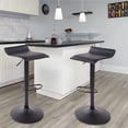 thumbnail image 1 of Set de 2 Bancos para Barra HOMEMAKE FURNITURE Todo Negro Altura Ajustable Giratorio 360, 1 of 6
