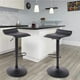 thumbnail image 1 of Set de 2 Bancos para Barra HOMEMAKE FURNITURE Todo Negro Altura Ajustable Giratorio 360, 1 of 6