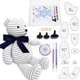 thumbnail image 1 of Patrones de costura Memory Bear, tamaño grande, 17 pulgadas, con kit, 1 of 7