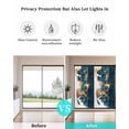 thumbnail image 4 of Window Privacy Film Teal Yellow Art Stained Glass Window Film Decorative Sun Block Window Cover Modern Abstract Art Aesthetics Window Clings Static Adhesive Sticker for Bathroom 29.5"x78.7", 4 of 6