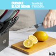 thumbnail image 6 of Tasty 15 Piece Stainless Steel Block Knife Cutlery Set, Multicolor, 6 of 9