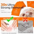 thumbnail image 5 of Modelones Nail Polish Remover Pads, Acetone Nail Polish Remover Wipes 50 PCS Professional Individually Wrapped Wet Wipes Easily & Quickly Rose Smell Glycerin Moisturizing Big Size Portable, 5 of 9