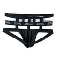 thumbnail image 7 of JOCKMAIL 2PCS/Pack Mens Breathable Jockstrap Mens Thong Jock Strap Male Underwear Low Rise Seamless Thongs, 7 of 7