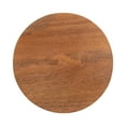 thumbnail image 5 of Kate and Laurel Dahl Wooden Round Drink Table, 8 x 23, Walnut Brown, Mid-Century Modern Circle Wood Accent Pedestal Table for Living Room Plant Stand or Small Bedroom Nightstand, 5 of 8