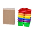 thumbnail image 4 of 6 cajas de almacenamiento para el aula, organizador de cosméticos, cestas de almacenamiento multiusos para Paquete de caja, 4 of 9