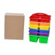 thumbnail image 4 of Juego de 6 cajas de almacenamiento para el aula, contenedores apilables y versátiles para maquillaje. Paquete de caja, 4 of 9