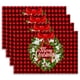 thumbnail image 1 of Mantel Individual navideño de lino, mantel individual aislante con decoración de tela para muebles, mantel individual antisuciedad occidental, 1 of 6