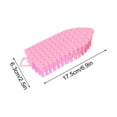 thumbnail image 3 of SHEIGUANNI Flexible Soft Bristle Brush for Showerhead, Bathtub & Wall Corner Cleaning - Deep Cleaning Hard-to-Reach Stains, Red, 3 of 6