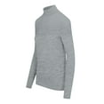 thumbnail image 2 of M&M SCRUBS Women's Long Sleeve Turtle-Neck T-Shirt Under Scrub (Heather Charcoal, X-Small), 2 of 5